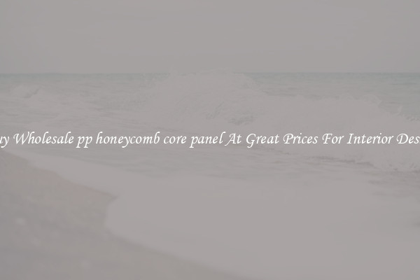 Buy Wholesale pp honeycomb core panel At Great Prices For Interior Design