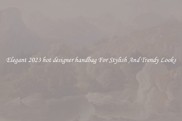 Elegant 2023 hot designer handbag For Stylish And Trendy Looks