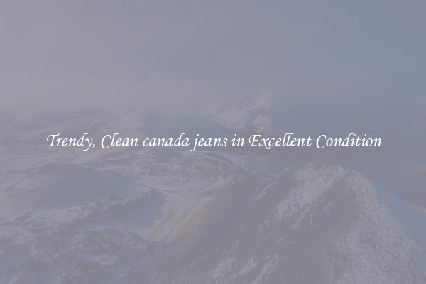 Trendy, Clean canada jeans in Excellent Condition