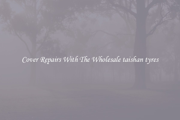  Cover Repairs With The Wholesale taishan tyres 