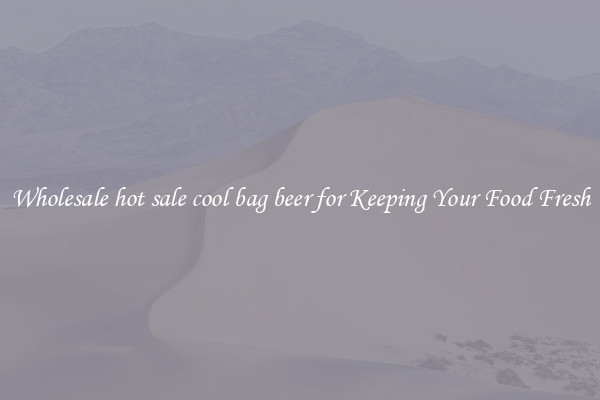 Wholesale hot sale cool bag beer for Keeping Your Food Fresh